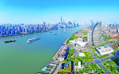 上海黄浦江两岸风景如画