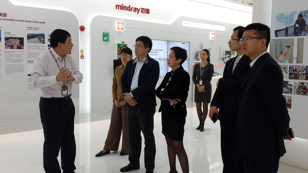 校领导带队赴深圳迈瑞公司考察