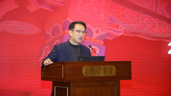 上海交通大学学生创新中心党总支书记宋续明作报告