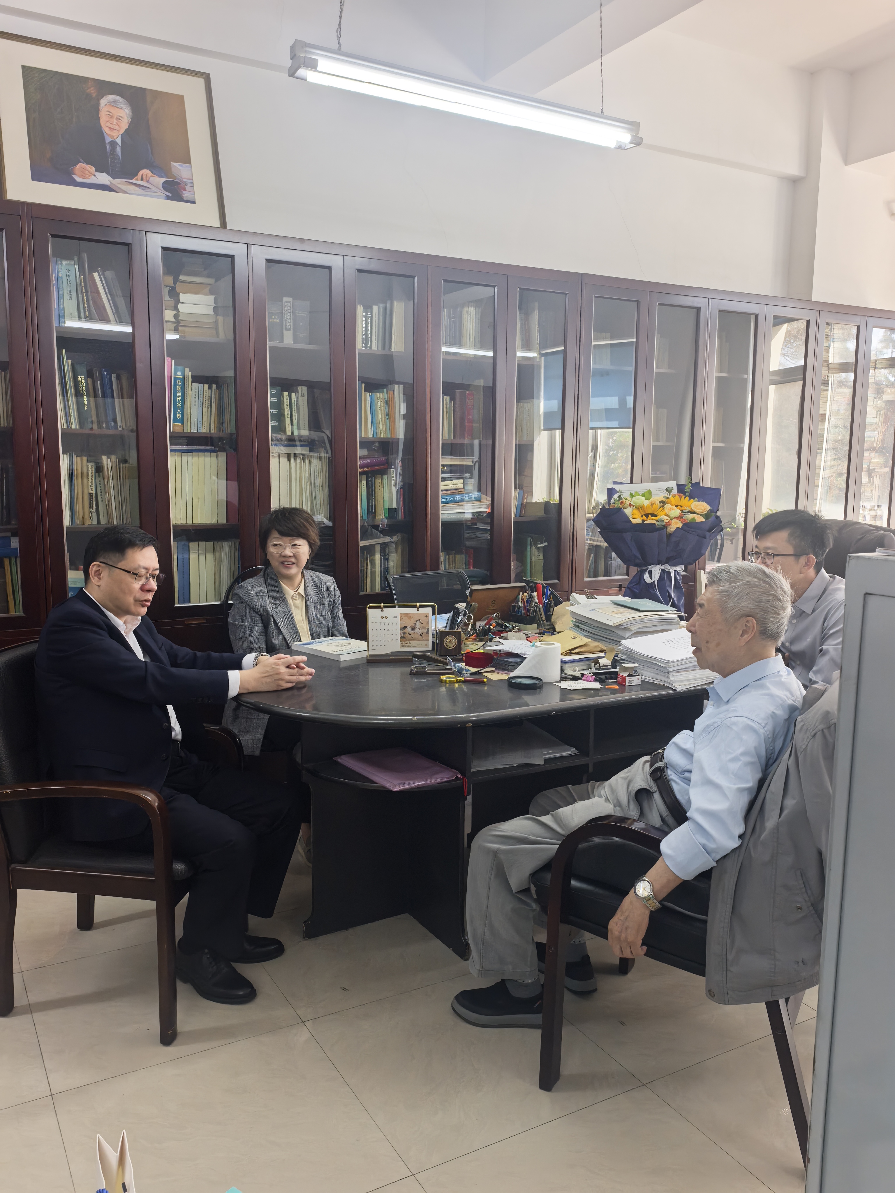 拜访汪尔康院士