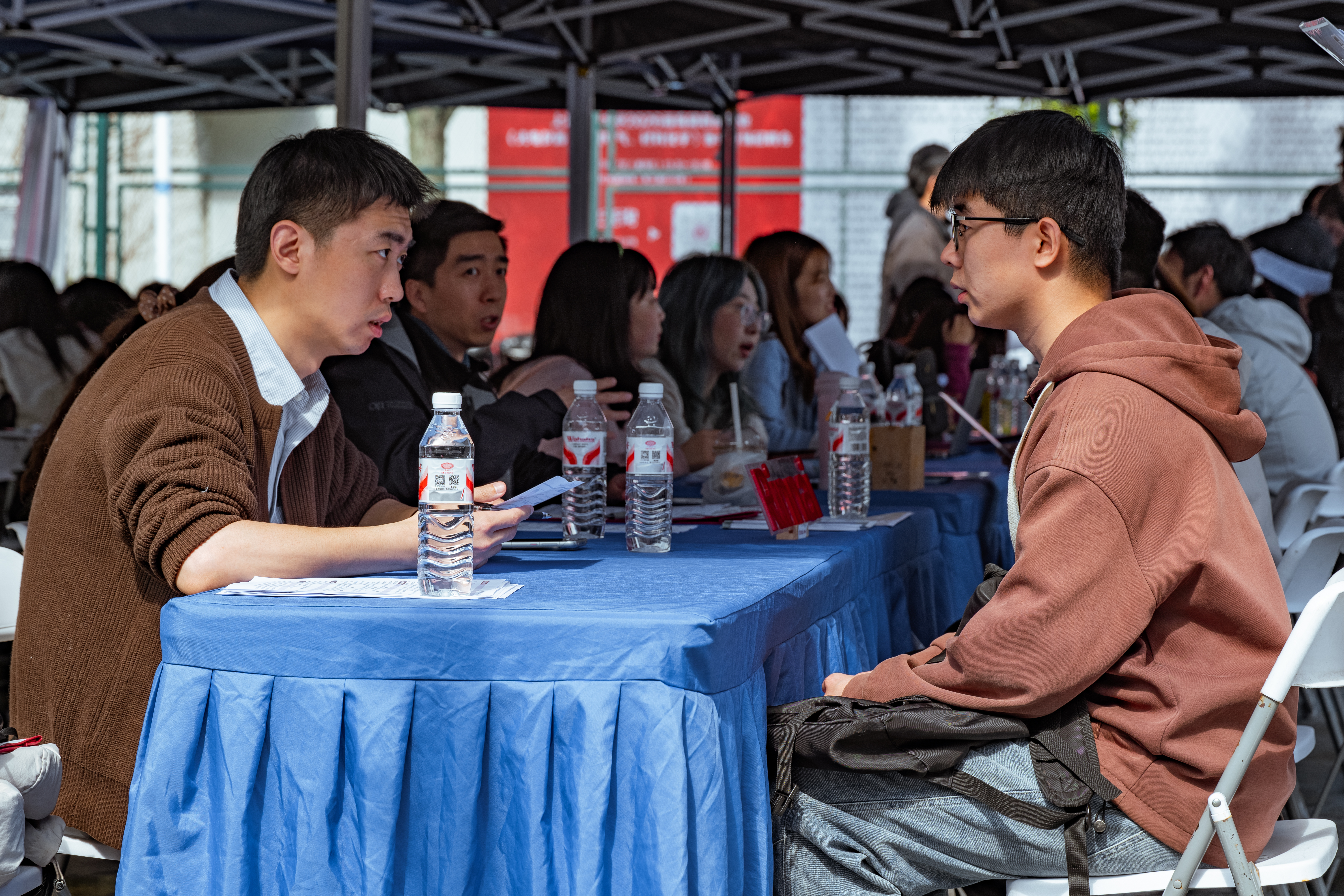 招聘会现场